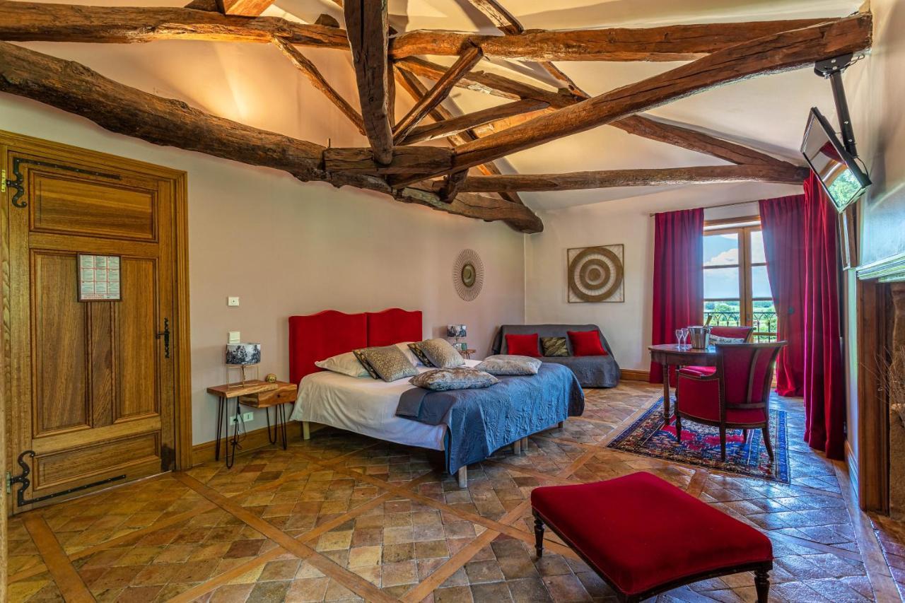 Domaine De La Ruisseliere Hotel Lacenas Bagian luar foto
