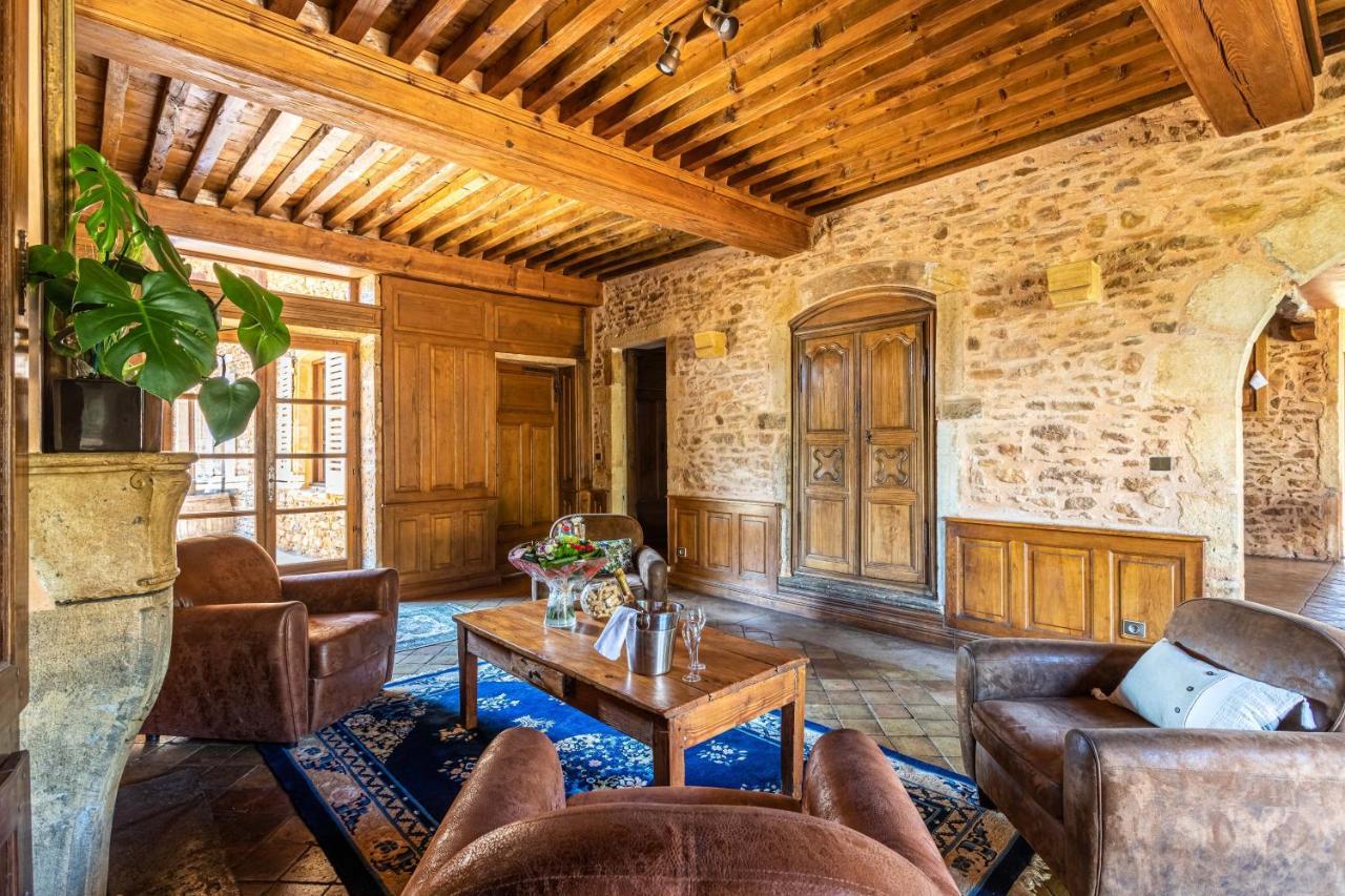 Domaine De La Ruisseliere Hotel Lacenas Bagian luar foto