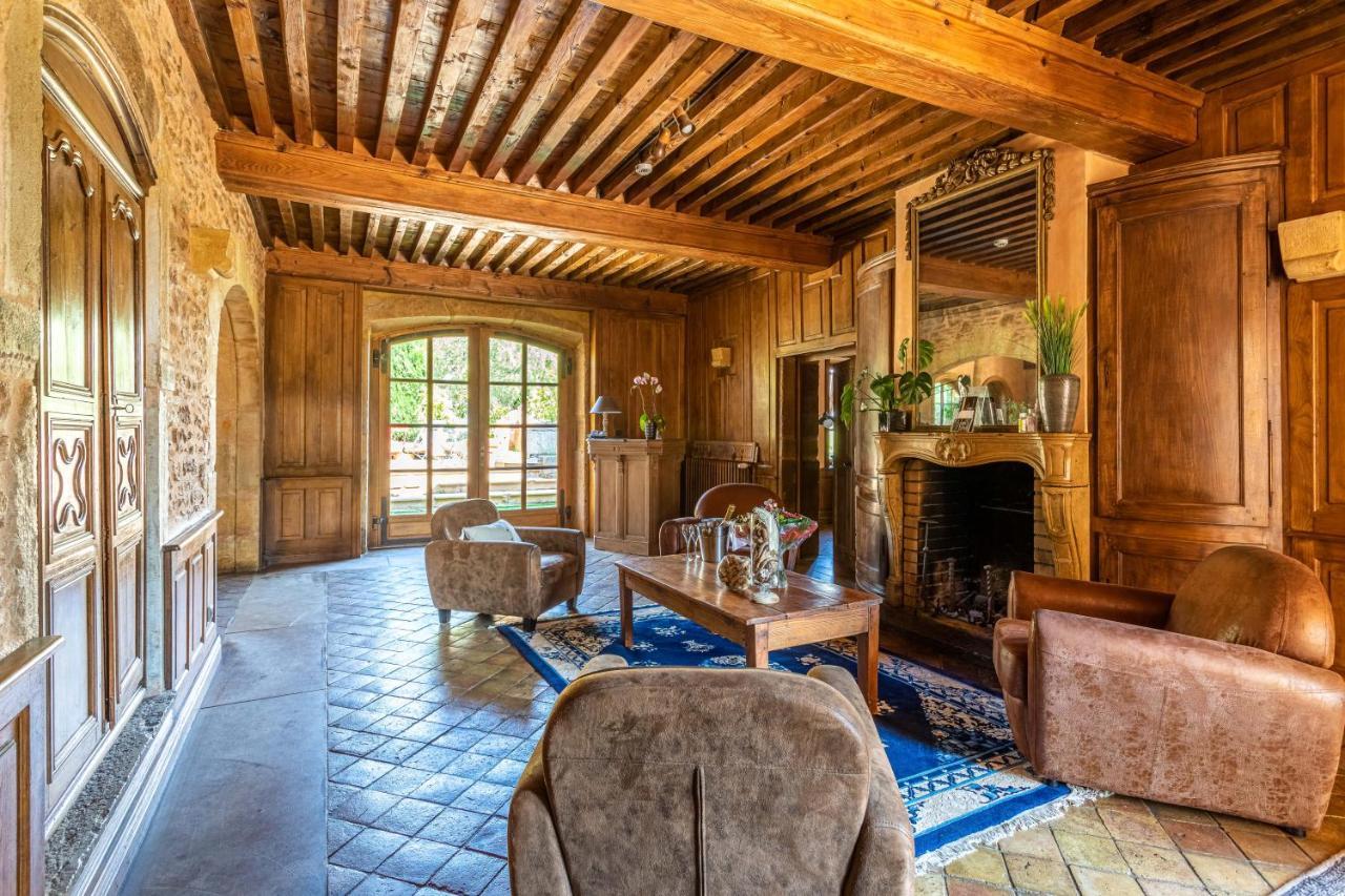 Domaine De La Ruisseliere Hotel Lacenas Bagian luar foto