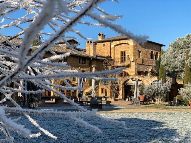 Domaine De La Ruisseliere Hotel Lacenas Bagian luar foto